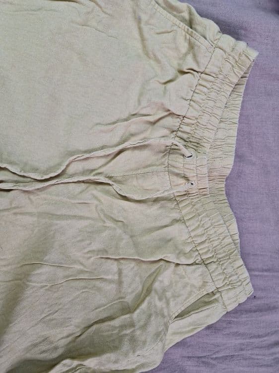 Лен брюки укороченные banana republic s-m+ футболка — 5