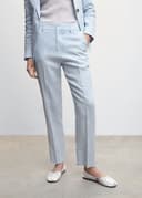 MANGO. Plus  size. 100% лён. Костюмные брюки