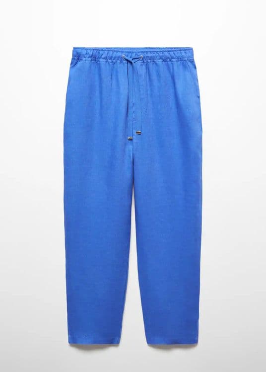 MANGO. Plus size. 100% лён. Женские брюки — 2