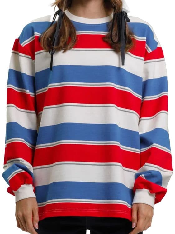 лонгслив в полоску, unisex — 3