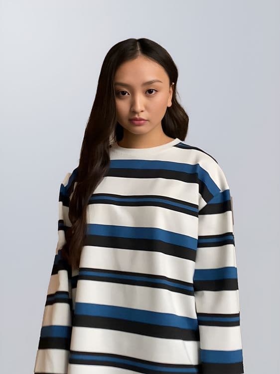 лонгслив в полоску, unisex — 4