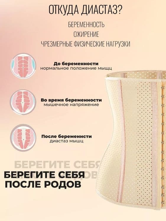 Корсет утягивающий для похудения живота и талии под одежду — 2