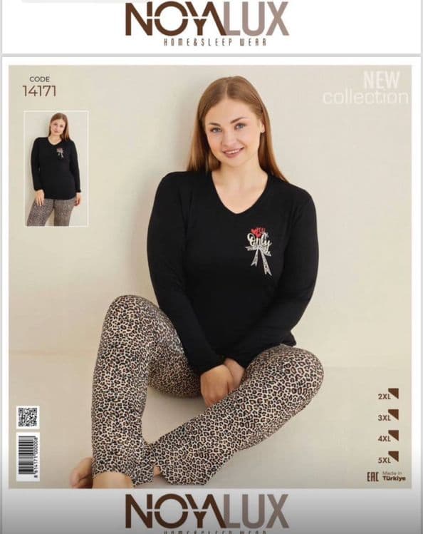 Пижама большие размеры Турция — 6