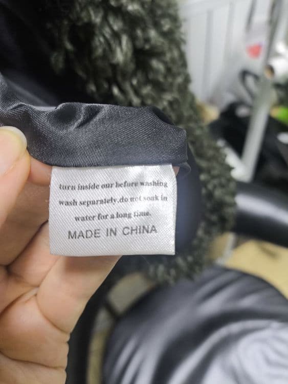 Мохнатая шуба зеленая — 8