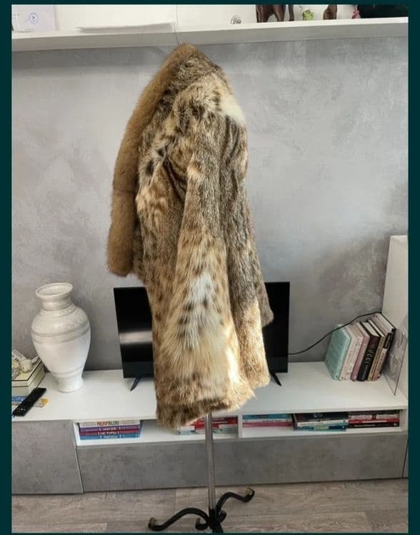 Мягкое чудо из меха натуральной Рыси.Воротник Соболь — 5