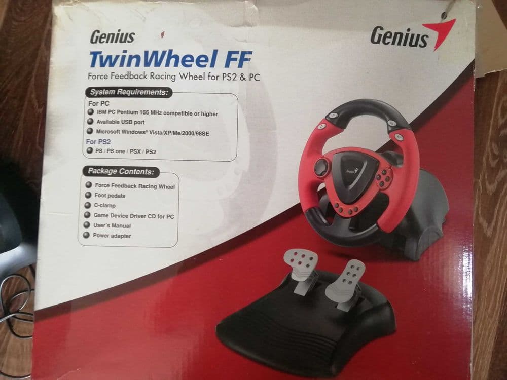 приставка рул TwinWheel FF Genius с комплектом инструкци — 5