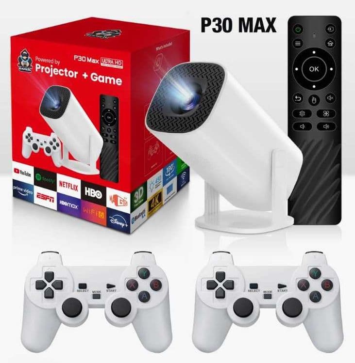 Игровая консоль P30 MAX с проектором для всей семьи atv2 — 3