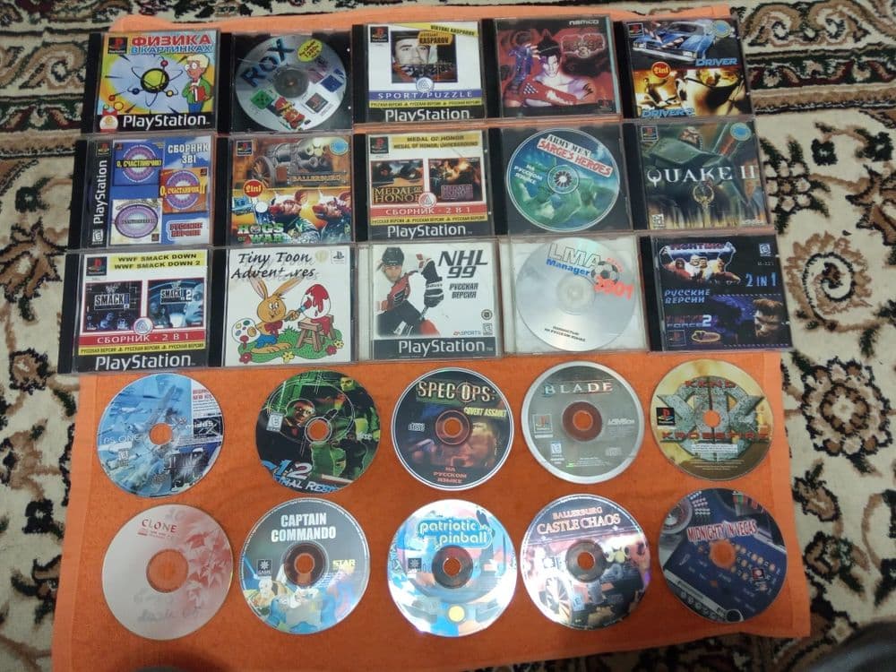 Playstation 1 +2 оригинал чипланган — 6