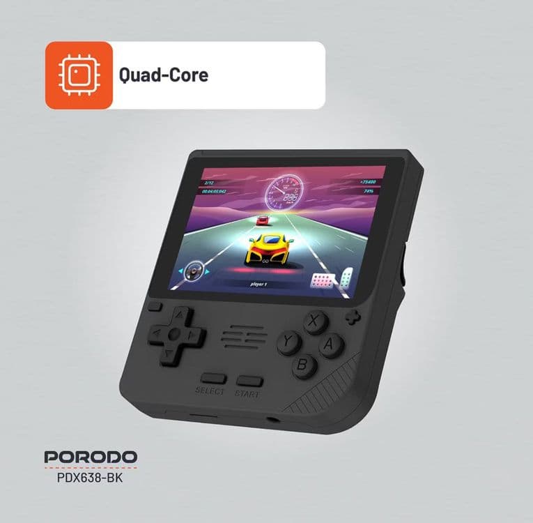 Porodo PDX638 — Retro Arcade Game Consoleo'yin pristavkasi atv12 — 3