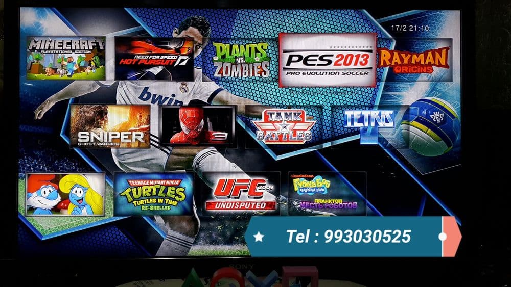Playstation 3 Slim.HD + 2ta Joystick + 35 GAMES. — 8