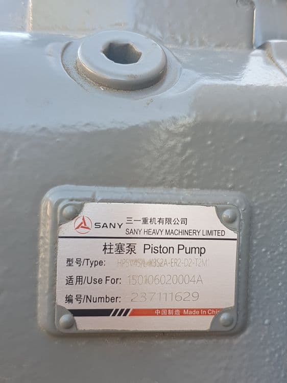 Sany moy xaydash nasosi yangi — 2
