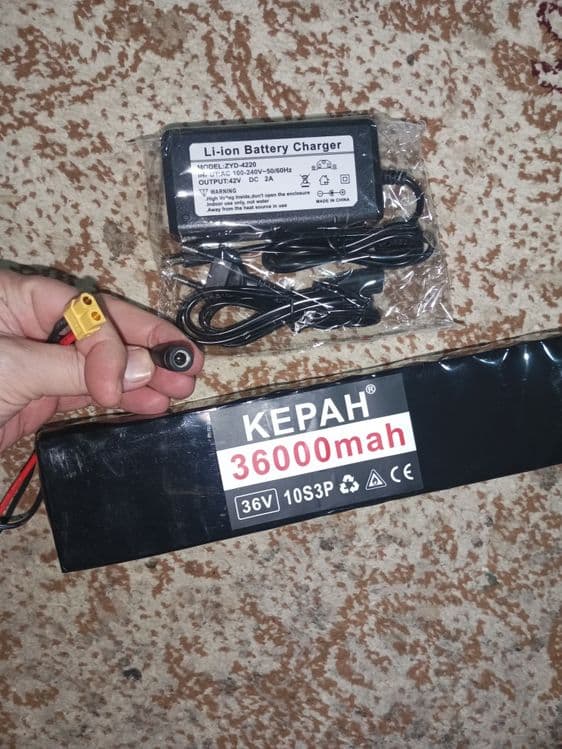 самокат аккумулятор 36000 мач — 3
