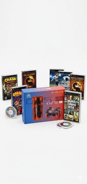 Game stick  GS5 PlayStation 1 psp игры  приставка — 3