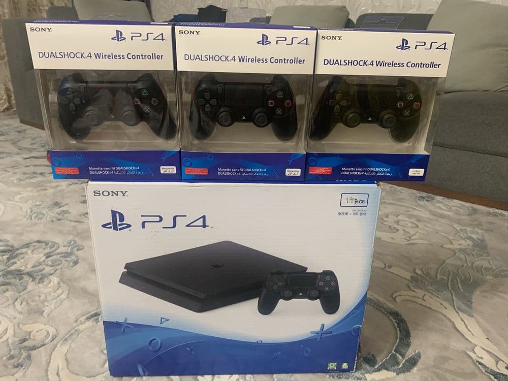 Рс4 слим 1TB HDR с играми 12-17 и один джестика оригинал — 8