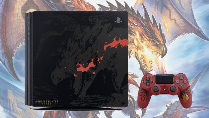 Playstation 4 PRO. { 4K } HDR. 1.TB  { MONSTER HUNTER } Limited. — 3