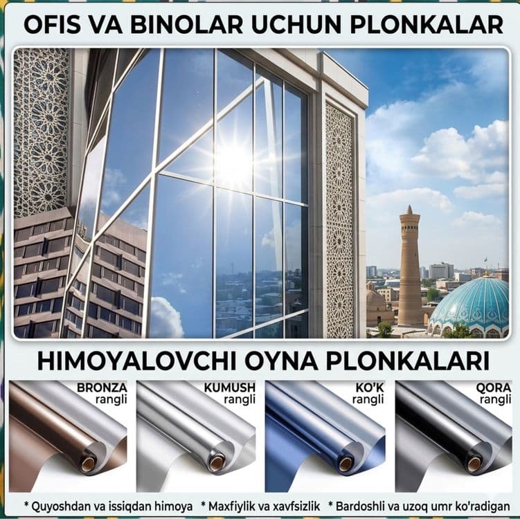 Tanirofka va Sonse Zashita Binolar uchun. Тонировка услуга сонсезашита — 3