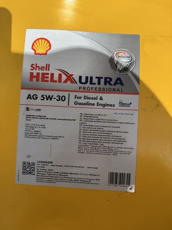 Mator moyi Shell Helix Ultra 5w30 — 2