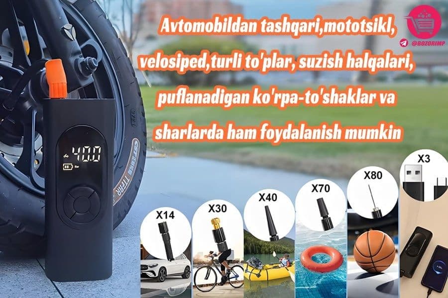 Simsiz havo haydovchi nasosi
Yangi avlod avtomobil yordamchisi — 7