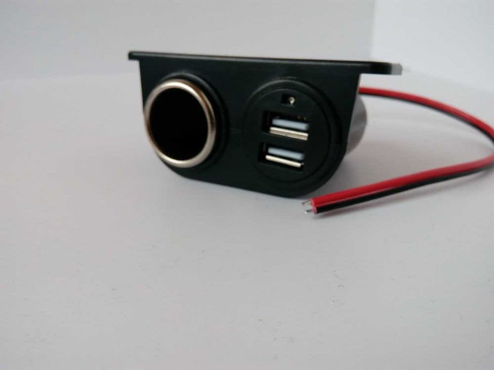 Блок гнездо прикуривателя + 2 usb — 3