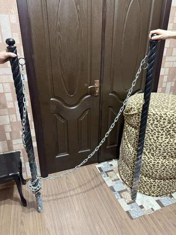 Продам заградительные столбики с цепью — 2