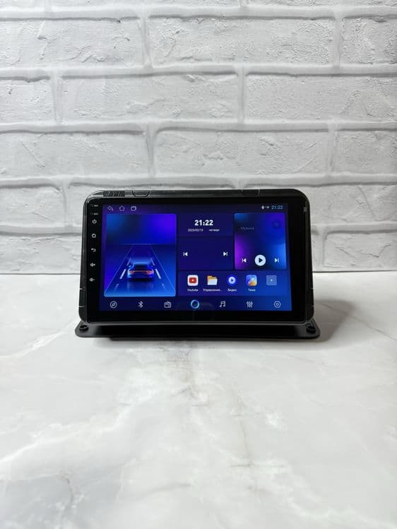 Магнитола для любого авто андроид 13 с рамкой WiFi — 3