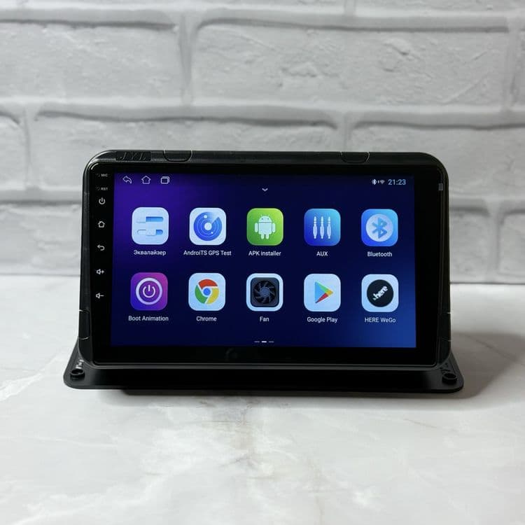 Магнитола для любого авто андроид 13 с рамкой WiFi — 4
