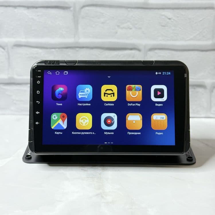 Магнитола для любого авто андроид 13 с рамкой WiFi — 5