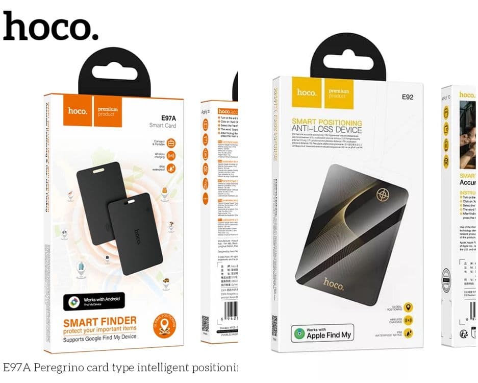 Airtag Портативный GPS трекер Hoco в виде карточки / Доставка 24/7