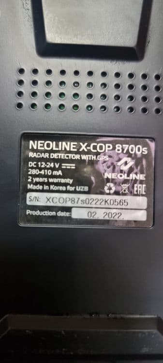 NEOLINE Xcop 8700s kam  ishltigan idyal xolatda radar antiradar — 4