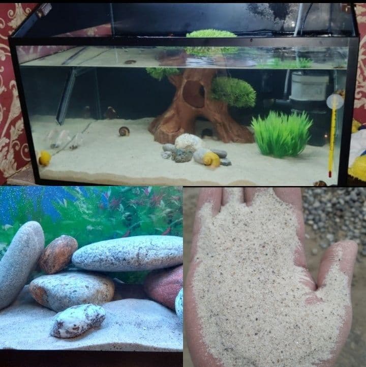 Kvarts qum Akvarium uchun maxsus — 1