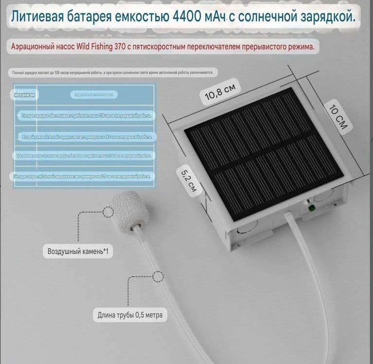 Продаётся айратор на солнечный энергии для Аквариума и прудов — 6