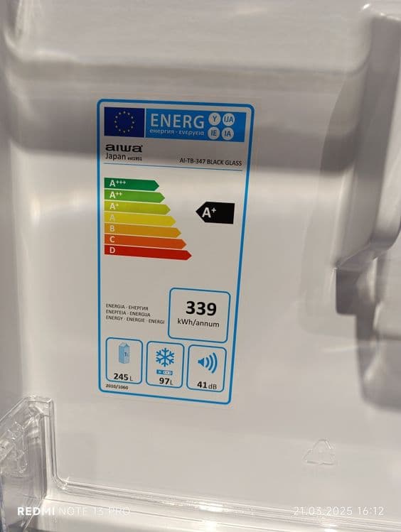 Холодильник No Frost Aiwa 347L Inverter Nofrost — 4