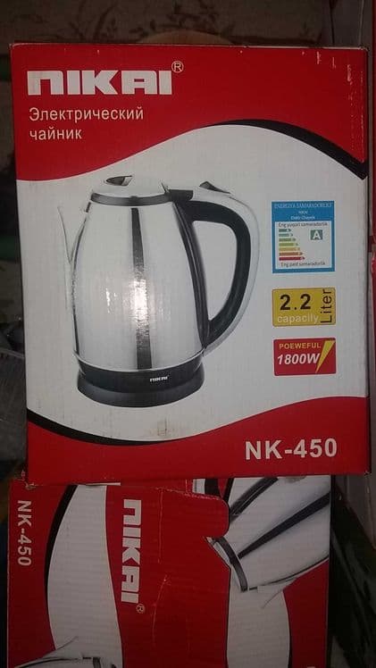 Новый электрический чайник Elektr Choynak NIKAI HALEY Tefal Доставка — 1