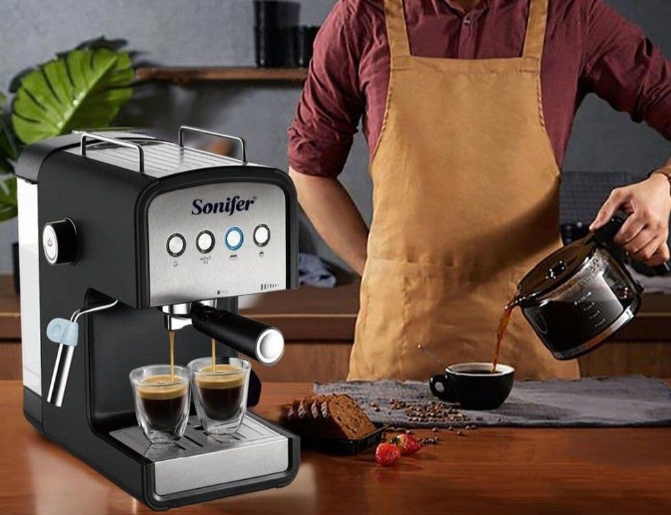 Кофемашина кофеварка эспрессо латте капучино Sonifer sf-3529 — 2