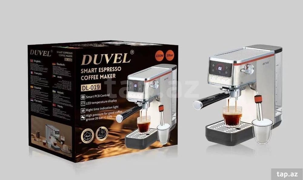Кофемашина DUVEL DL-019 Delonghi kofemoshina kofe tayyorlagich Philips — 1