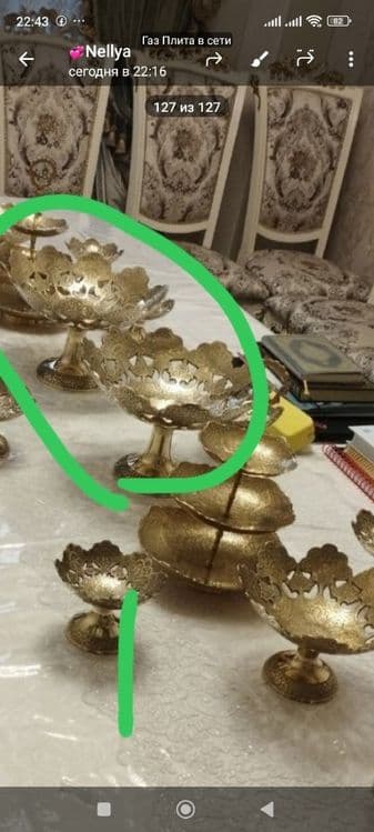 Индия Новые латунь Кофеварки новые метал латунь — 3