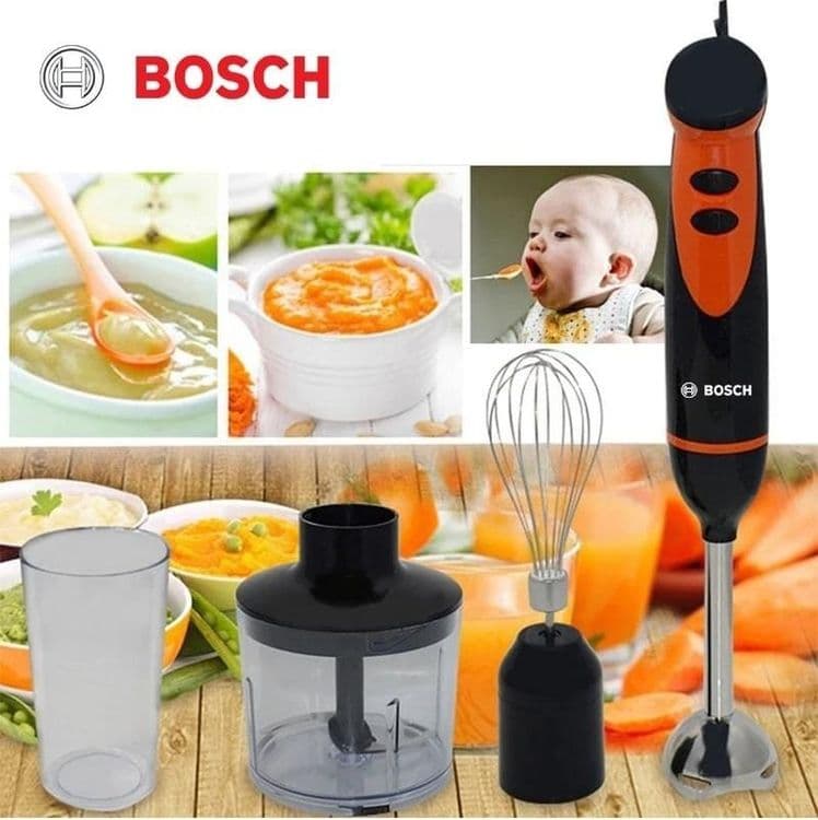 Bosch 4в1 Погружной Блендер Чоппер Миксер Венчик ручной блендер — 4
