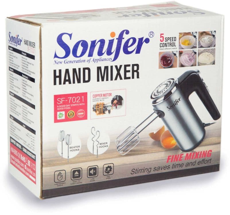 Электрический ручной миксер mikser SONIFER SF-7021 — 9