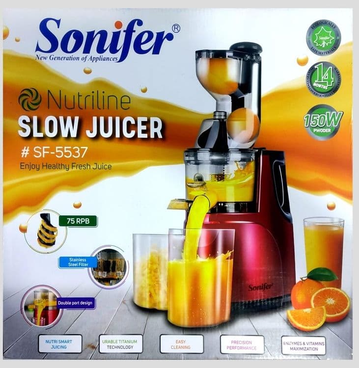 Шнековая соковижималка sonifer sf-5537 sokovijimalka sok shnek шнек — 12