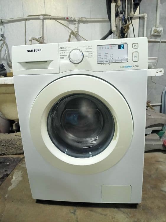 Samsung 6 kg eco bubble aybi yoʻq zoʻr ishlidi dastafka ustanofka bor — 1