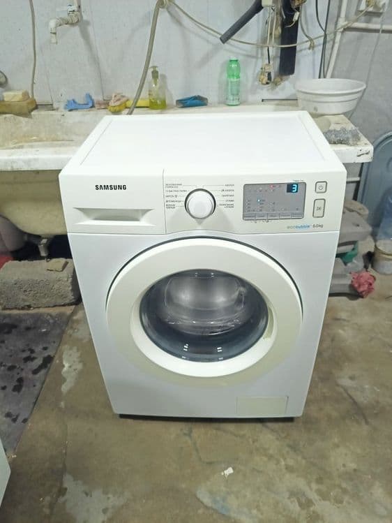 Samsung 6 kg eco bubble aybi yoʻq zoʻr ishlidi dastafka ustanofka bor — 4