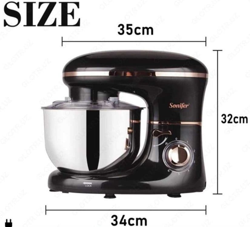 Планетарный миксер Промышленный с чашкой Stand Mixer Mikser sf-8064 — 4