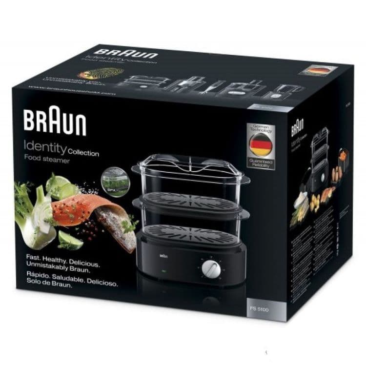 Пароварка электрическая BRAUN FS5100BK!  Отличное качество! — 4