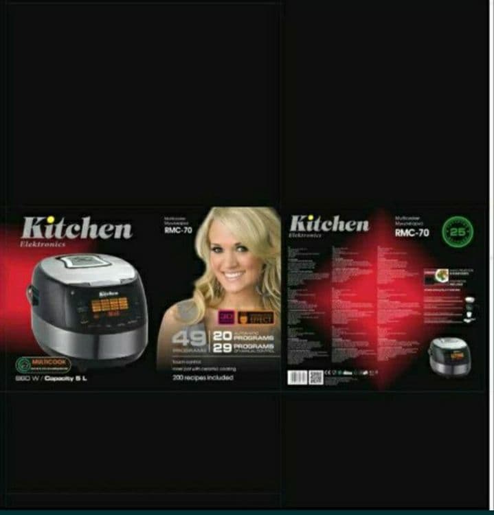 Даставка безплатная. Мультиварка  Multivarka Kitchen RMS-70 — 2
