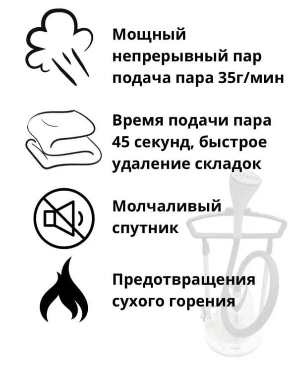 Электрический отпариватель паровой утюг parnoy dazmol Sonifer sf-9086 — 4