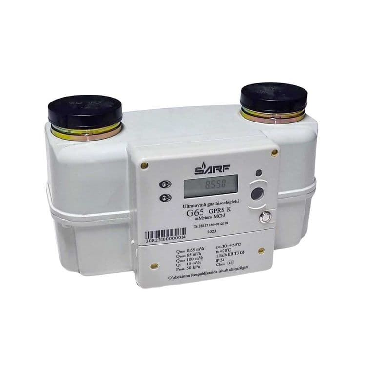 Ultrazvukli gaz hisoblagichlar Sarf turi, G4 dan G65 gacha — 4