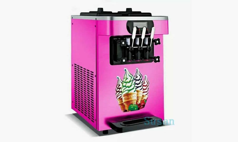 Muzqaymoq Frizer Apparati Soft Ice 3 Kran Оборудование Кафе Restoran — 1