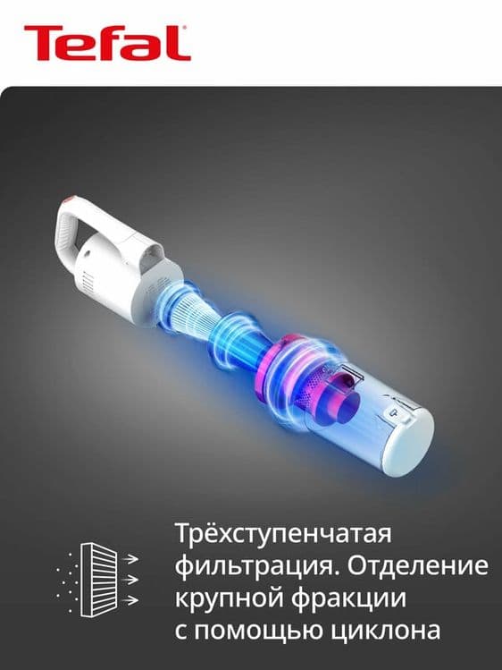 Пылесос TEFAL Vertical Vacuum Cleaner TY1R17F1 — 3