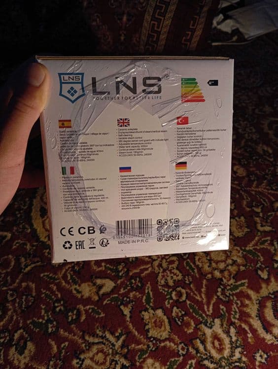 2400W bug‘li dazmol – LNS LN-ST1024 | Keramika ostlik | Yangi — 2