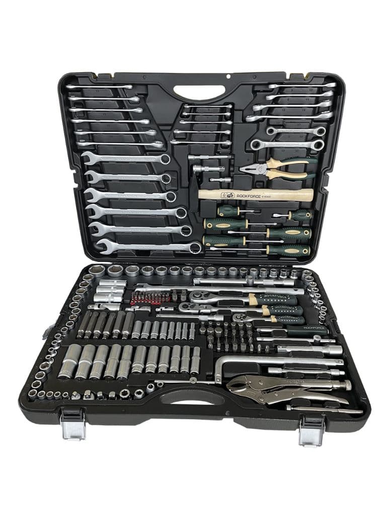 Набор инструментов 202пр. 1/4"&3/8"&1/2" (6-гран.)(4-32мм) RF-42022-5 // Rock FORCE